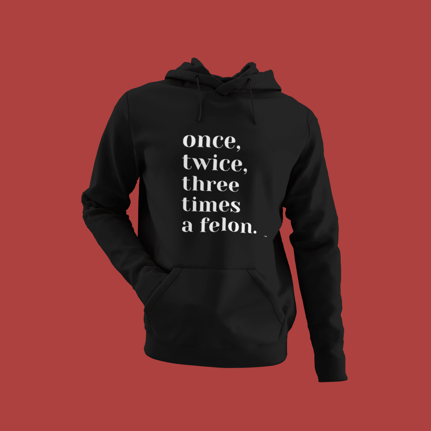 Once Twice Three Times Hoodie