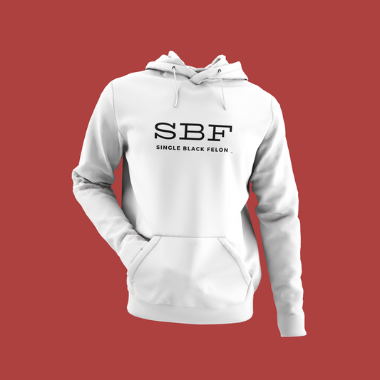 Single Black Felon Hoodie