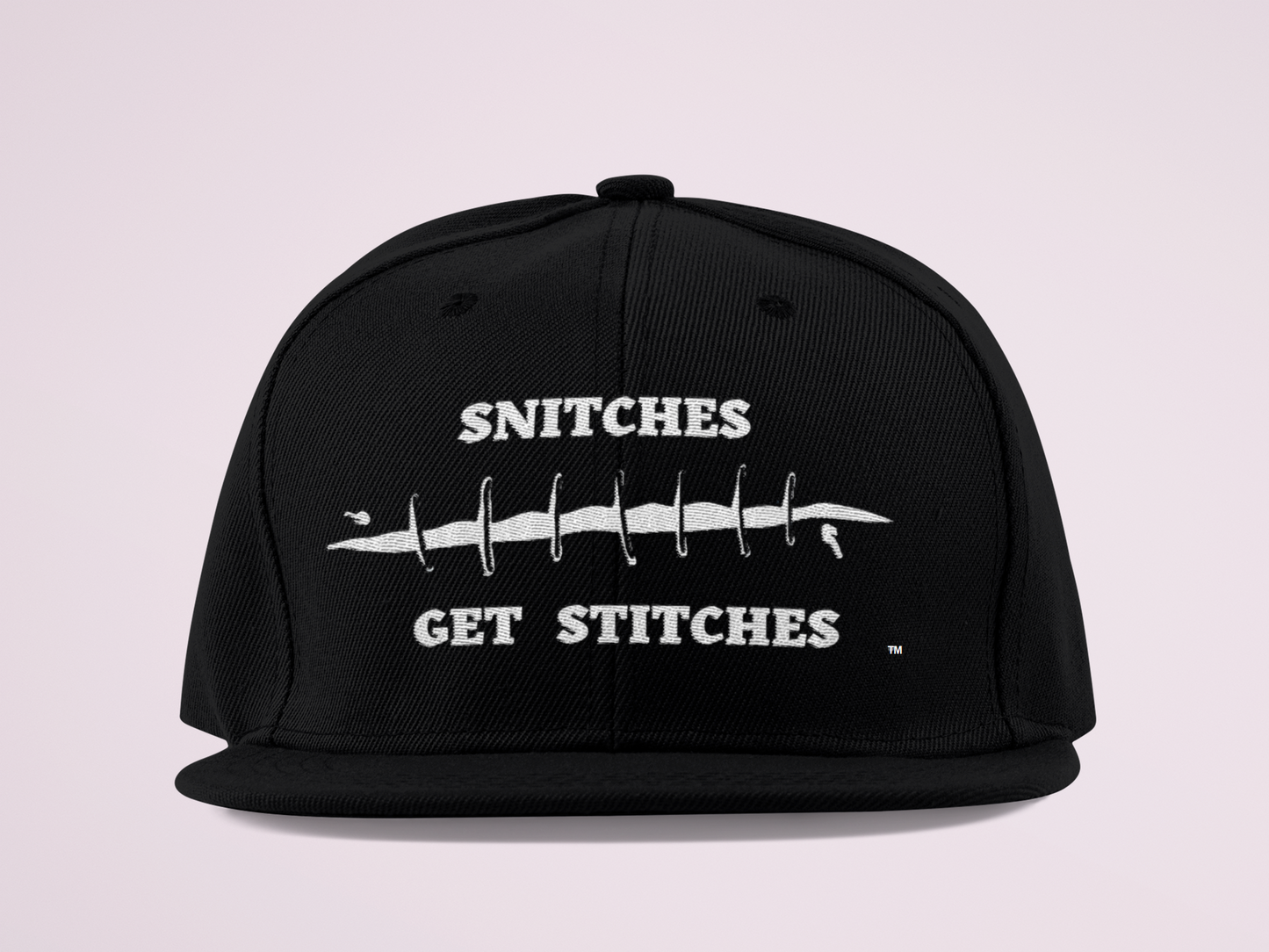 Snitches Get Stitches Snapback